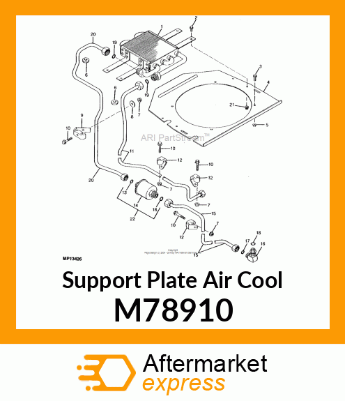 Support Plate Air Cool M78910