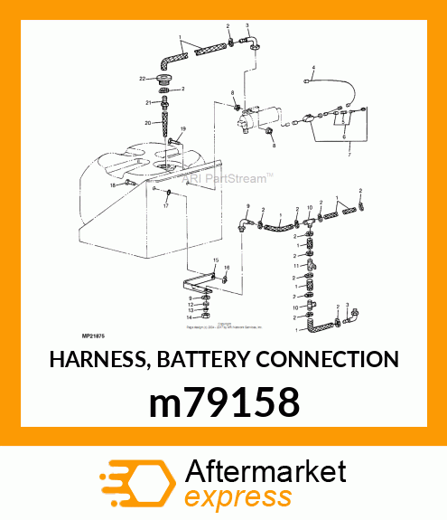 HARNESS, BATTERY CONNECTION m79158