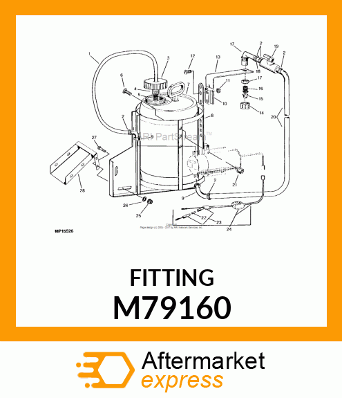 Fitting M79160