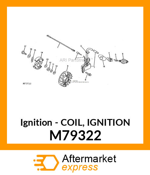 Ignition - COIL, IGNITION M79322