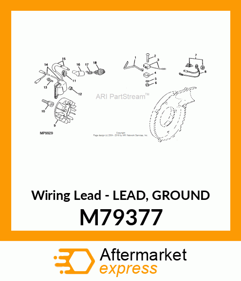 Wiring Lead - LEAD, GROUND M79377