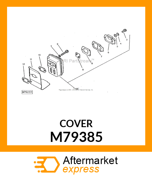 Cover - LID, MUFFLER (B) M79385