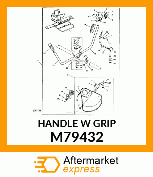Handle - HANDLE, LEFT M79432