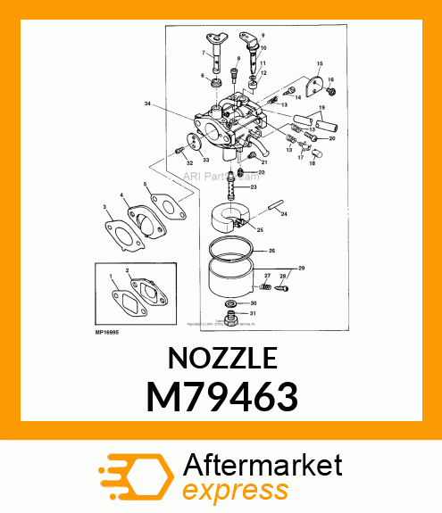 Nozzle - NOZZLE, MAIN (#2A) M79463