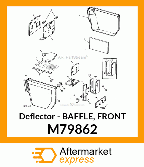 Deflector - BAFFLE, FRONT M79862