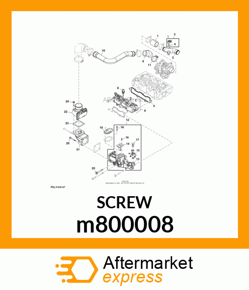 SCREW, FLANGED, METRIC m800008