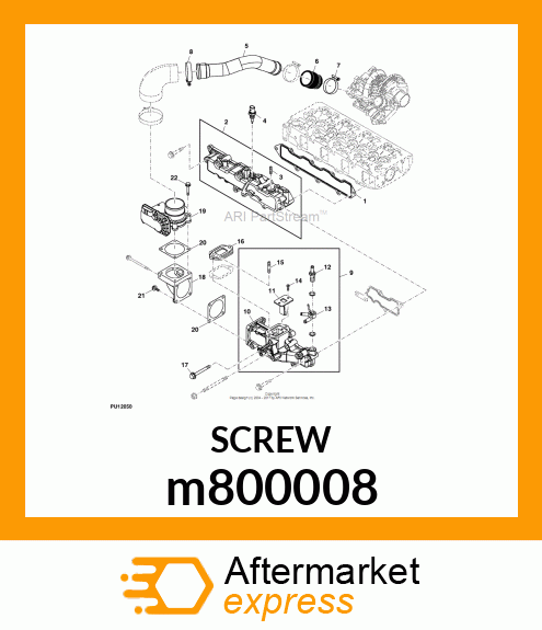 SCREW, FLANGED, METRIC m800008