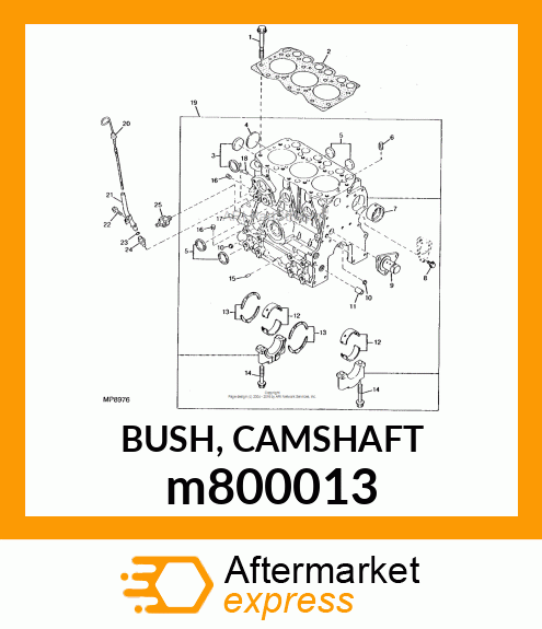 BUSH, CAMSHAFT m800013