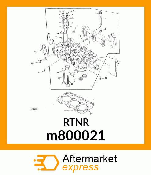 KIT, VALVE RETAINER 2 m800021