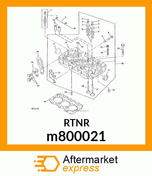 KIT, VALVE RETAINER 2 m800021