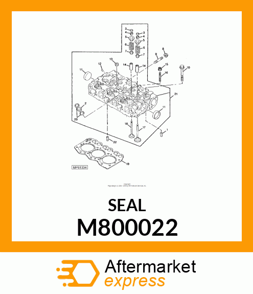 SEAL, VALVE STEM M800022