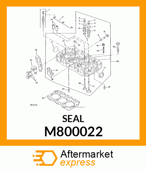 SEAL, VALVE STEM M800022