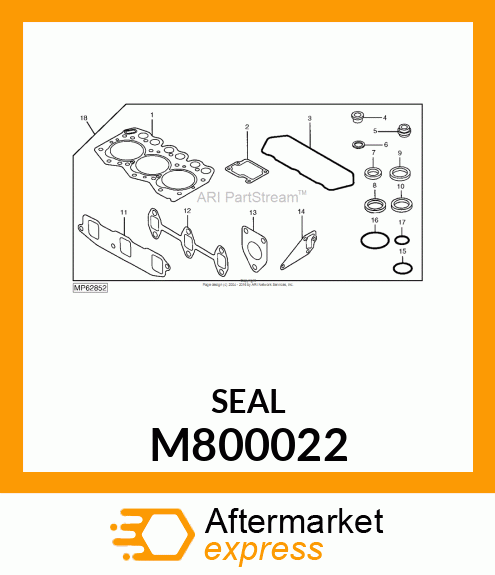 SEAL, VALVE STEM M800022