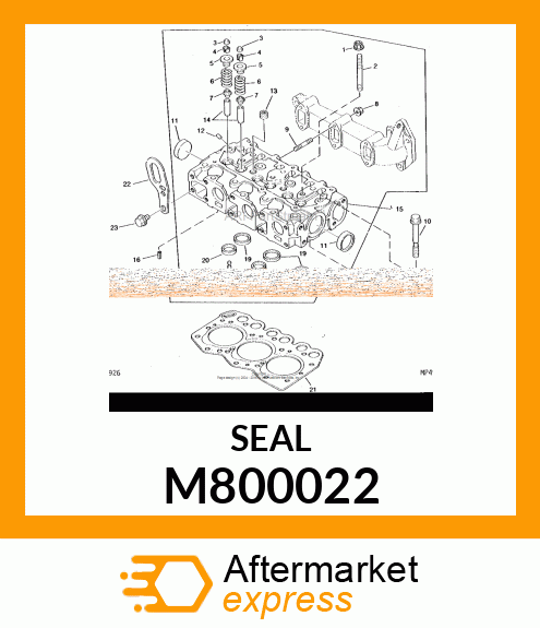 SEAL, VALVE STEM M800022