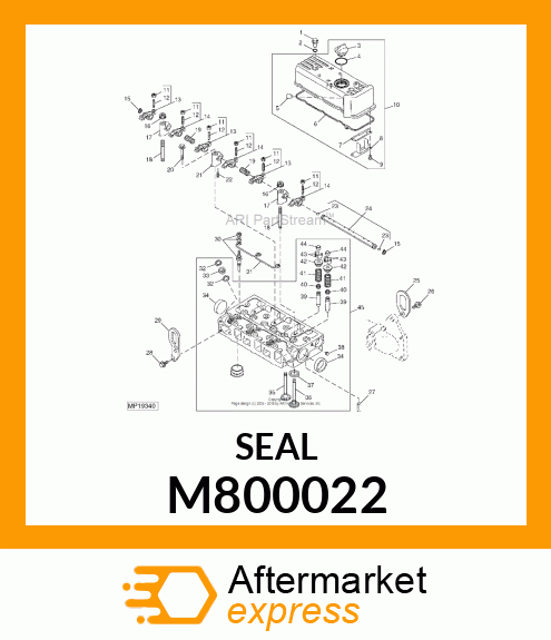 SEAL, VALVE STEM M800022