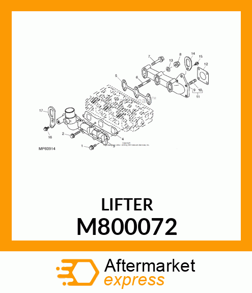 LIFTING BRACKET M800072