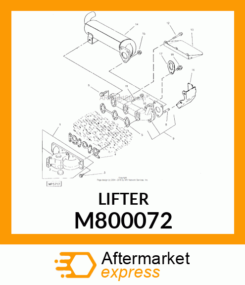 LIFTING BRACKET M800072