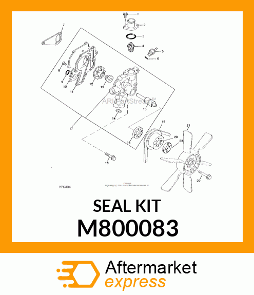 Seal - MECHANICAL SEAL M800083