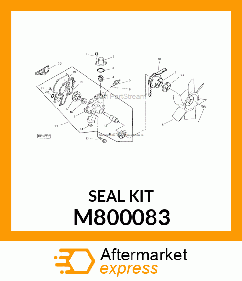 Seal - MECHANICAL SEAL M800083