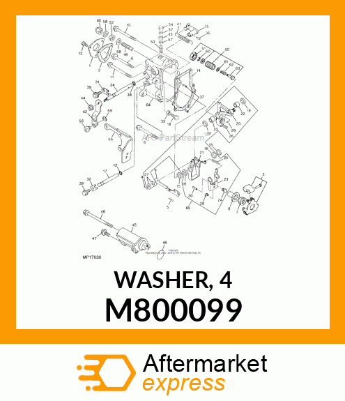 WASHER, 4 M800099