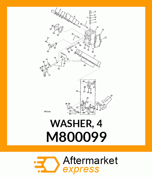 WASHER, 4 M800099