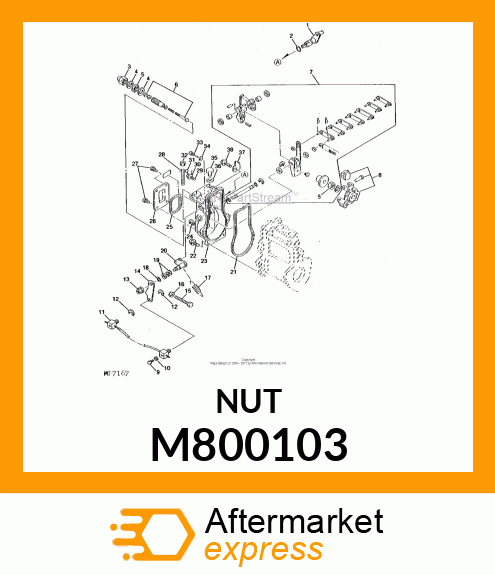 NUT, M12 M800103