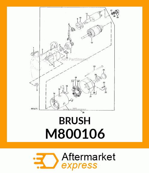 BRUSH ( ) M800106
