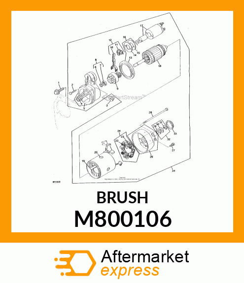 BRUSH ( ) M800106