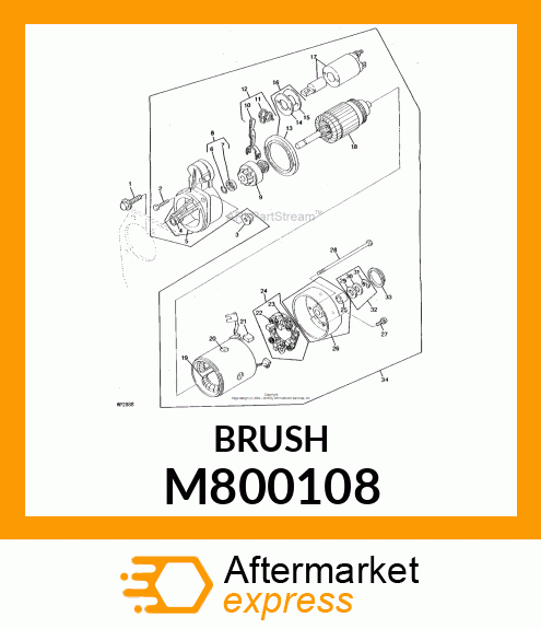 BRUSH M800108