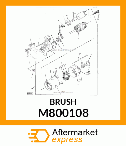 BRUSH M800108