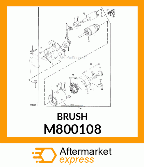 BRUSH M800108