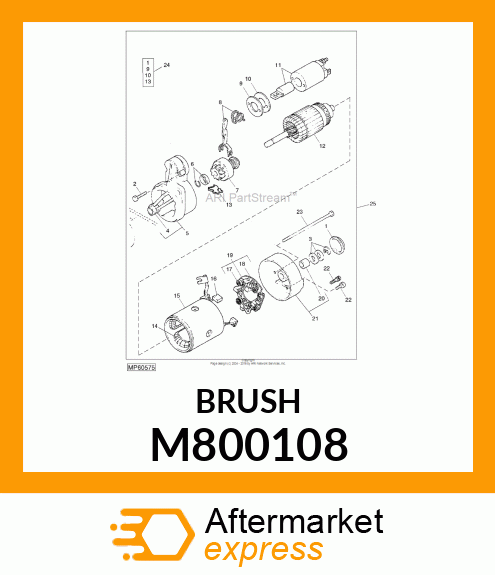 BRUSH M800108