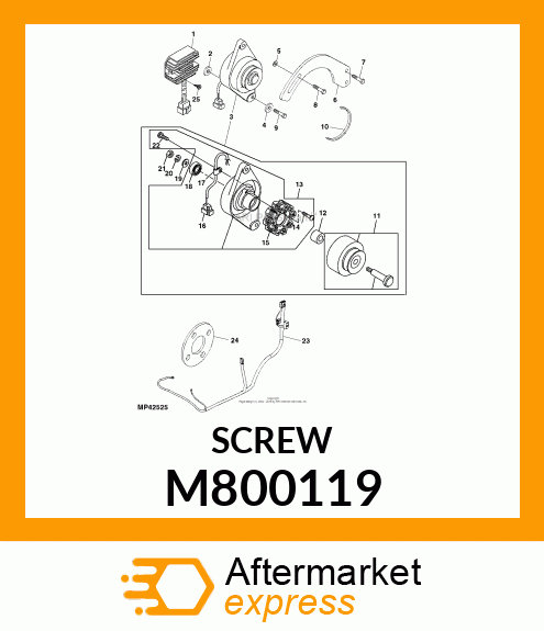 SCREW M800119