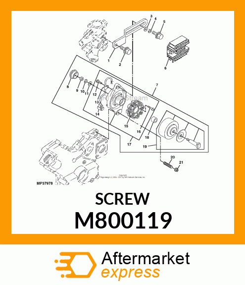 SCREW M800119