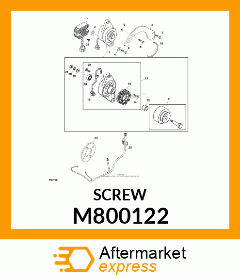 SCREW M800122