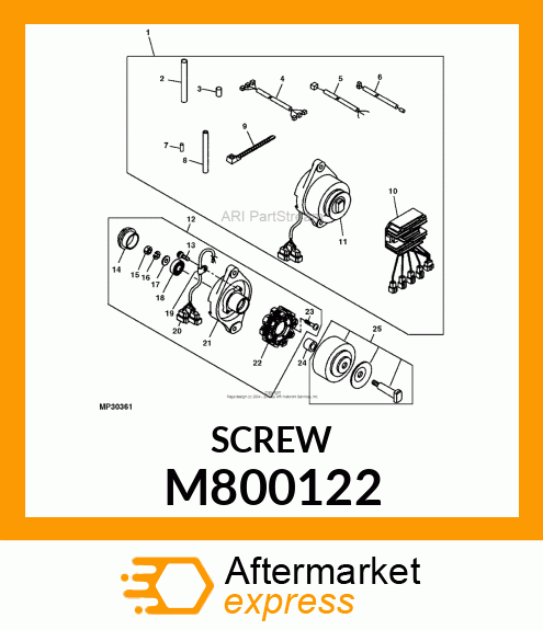 SCREW M800122