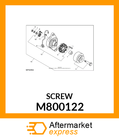 SCREW M800122