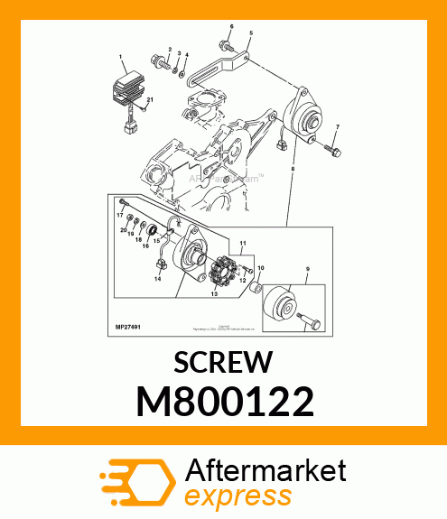 SCREW M800122