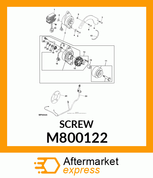 SCREW M800122