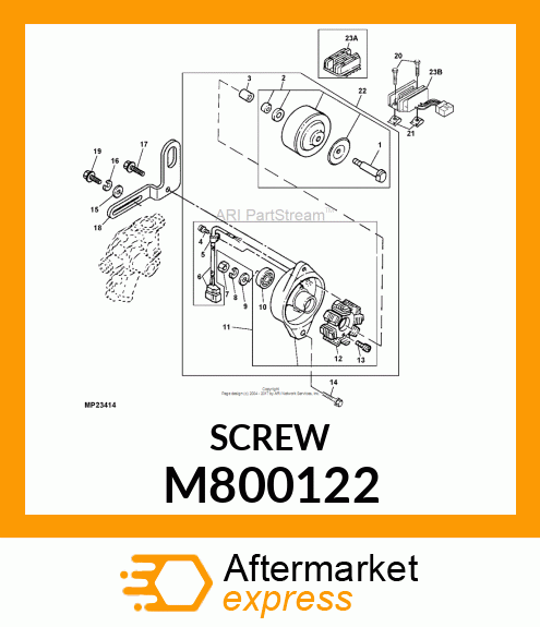 SCREW M800122