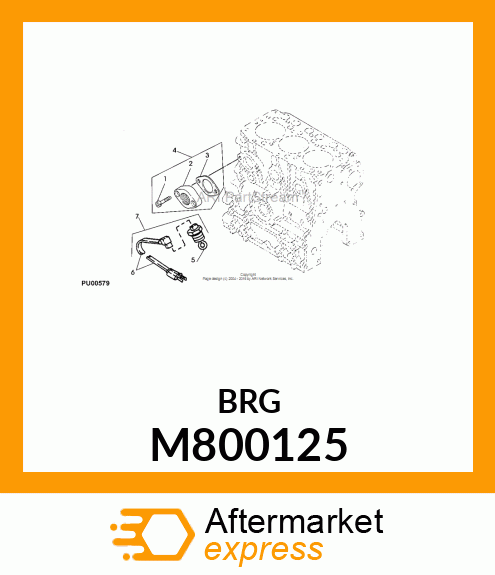 ADAPTER FITTING, ADAPTER M800125