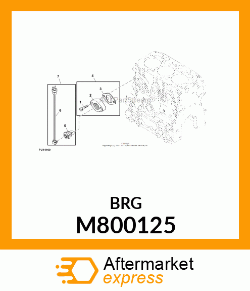 ADAPTER FITTING, ADAPTER M800125