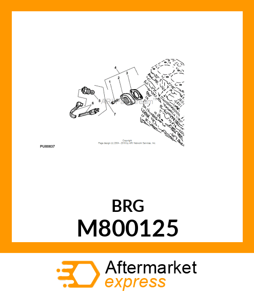 ADAPTER FITTING, ADAPTER M800125