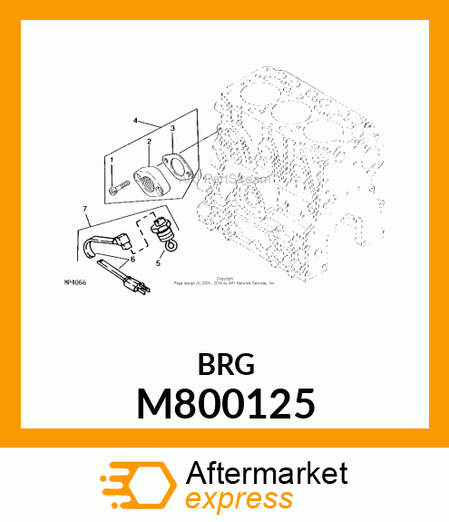 ADAPTER FITTING, ADAPTER M800125