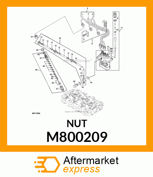 NUT M800209