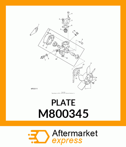 PLATE M800345