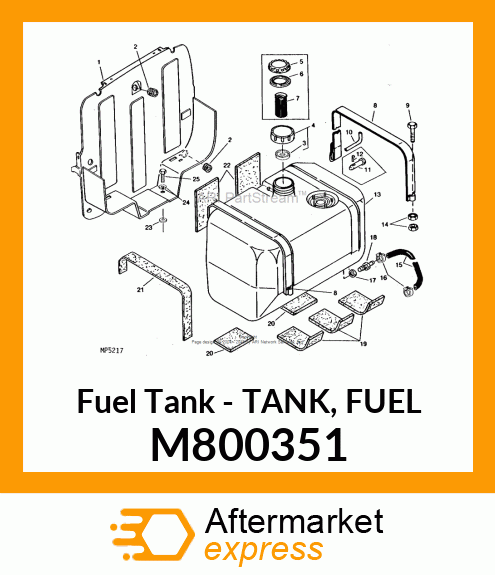 Fuel Tank - TANK, FUEL M800351