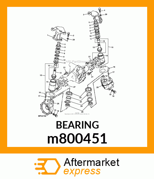 BEARING, BALL m800451