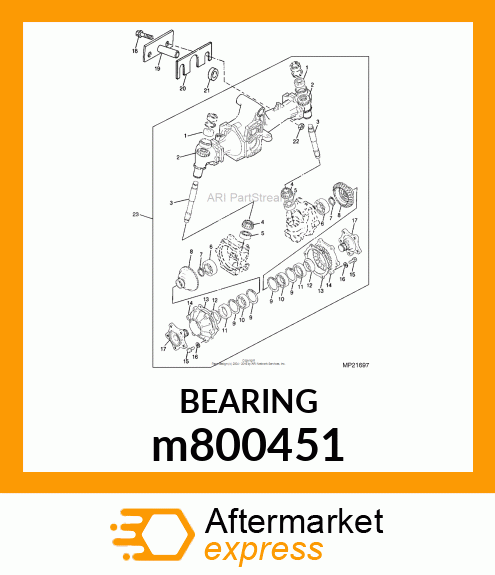 BEARING, BALL m800451