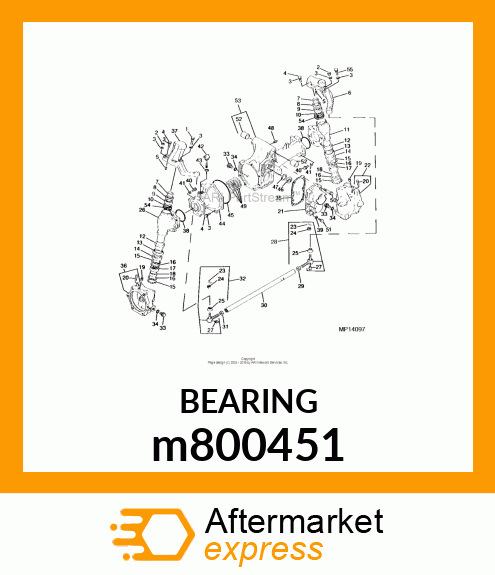 BEARING, BALL m800451